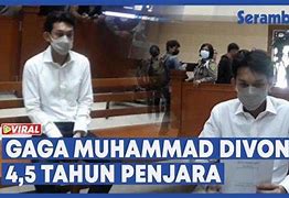 Gaga Muhammad Penjara Berapa Tahun